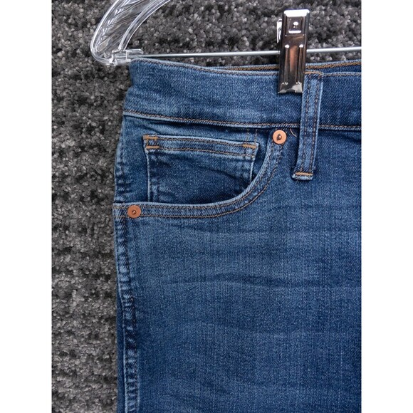 Madewell Jeans Womens  30x28.5 (Tag 28) Blue 10" High Rise Skinny Stretch Denim - Picture 5 of 13